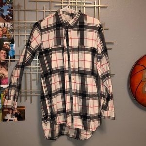 plaid blouse from gap